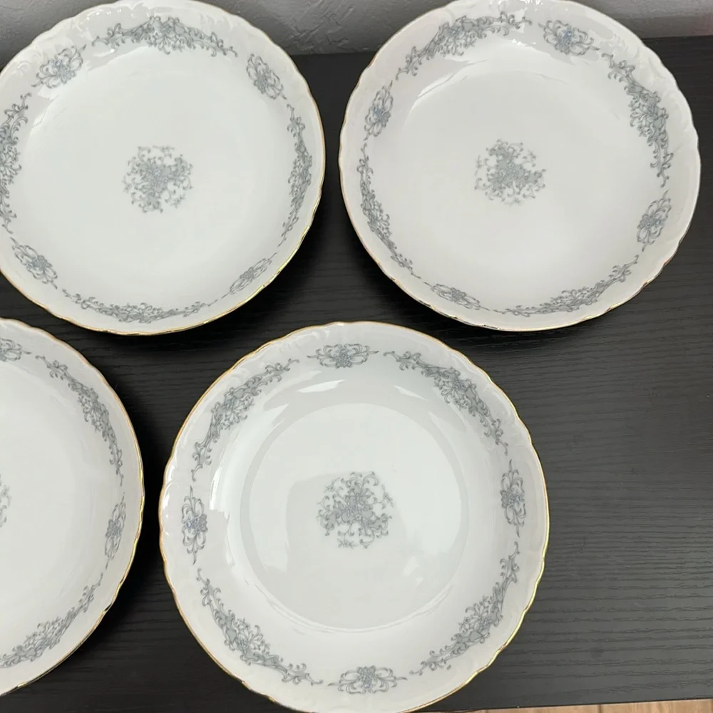 Rose China Florissant Coupe 5 Soup Bowls